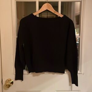 Anthropologie black sweater size XS